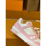 Louis Vuitton LV Trainer Sneaker Low White Pink - 2