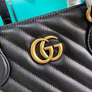 Gucci Marmont Medium Black Tote Bag 35x28x14cm - 5