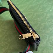Gucci Ophidia GG Heart Utility Belt Black 20x13cm - 6