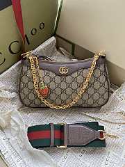 Gucci Ophidia GG Small Handbag Brown 25x15.5x6cm - 1