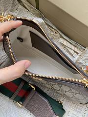 Gucci Ophidia GG Small Handbag Brown 25x15.5x6cm - 5