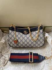 Gucci Ophidia GG Small Handbag Blue 25x15.5x6cm - 1