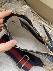 Gucci Ophidia GG Small Handbag Blue 25x15.5x6cm - 2