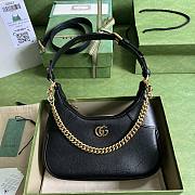 Gucci Aphrodite Small Shoulder Bag Black 25x19x7cm - 1