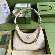 Gucci Aphrodite Small Shoulder Bag White 25x19x7cm - 1