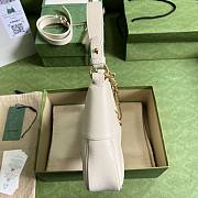 Gucci Aphrodite Small Shoulder Bag White 25x19x7cm - 5