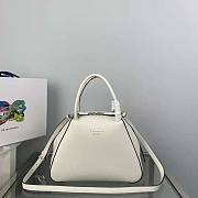 Prada Small Leather Prada Supernova Handbag White 25.5x13.5x18cm - 1