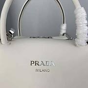 Prada Small Leather Prada Supernova Handbag White 25.5x13.5x18cm - 6