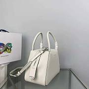 Prada Small Leather Prada Supernova Handbag White 25.5x13.5x18cm - 4