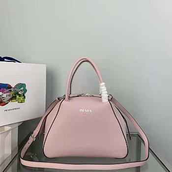 Prada Small Leather Prada Supernova Handbag Pink 25.5x13.5x18cm