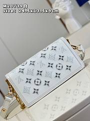 Louis Vuitton LV Dauphine East West White 24.5 x 13.5 x 9 cm - 5