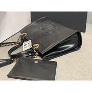Chanel 22 Calfskin Tote Bag Large Black 39x29x15cm - 5