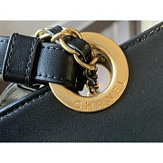Chanel 22 Calfskin Tote Bag Large Black 39x29x15cm - 2