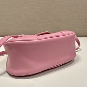 Prada Moon Re-Nylon and Leather Bag Pink 22.5x16x7.5cm - 2