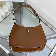 Prada Prada Cleo Brushed Shoulder Bag Brown 27x22x6cm - 5