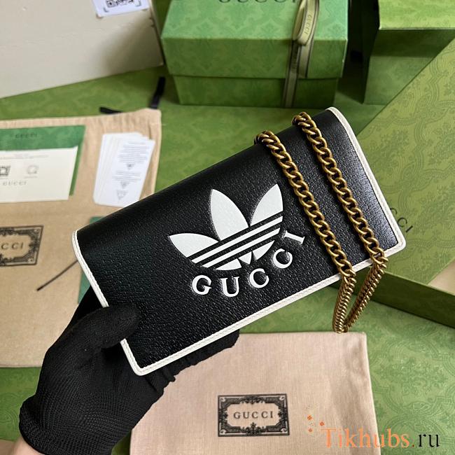 Adidas X Gucci Wallet With Chain Black 19x10x3cm - 1