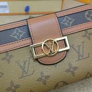 Louis Vuitton LV Zippy Dauphine Wallet 19.5x11.5x2.0cm - 3