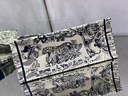 Dior Large Book Tote Blue Toile de Jouy 42 x 35 x 18.5 cm - 4