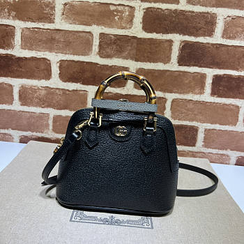 Gucci Diana Mini Tote Bag Black 20x16x8.5cm