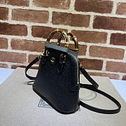 Gucci Diana Mini Tote Bag Black 20x16x8.5cm - 4