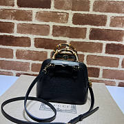 Gucci Diana Mini Tote Bag Black 20x16x8.5cm - 3