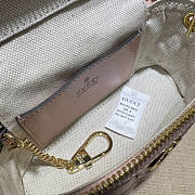 Gucci GG Matelassé Top Handle Mini Bag Pink 16x10.5x5cm - 5