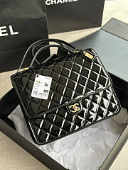 Chanel Backpack Black Patent 31.5x31x9cm - 1