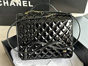 Chanel Backpack Black Patent 31.5x31x9cm - 3