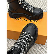 Louis Vuitton LV Ruby Flat Military Boots Black - 4