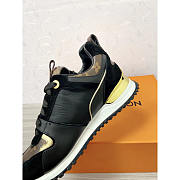 Louis Vuitton LV Run Away Leather Trainers Black - 6