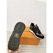 Louis Vuitton LV Run Away Leather Trainers Black - 5