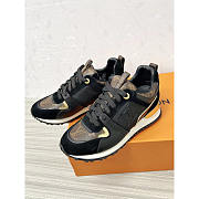 Louis Vuitton LV Run Away Leather Trainers Black - 3