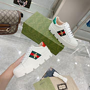 Gucci New Ace Platform Bee Sneakers - 1