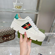 Gucci New Ace Platform Bee Sneakers - 5