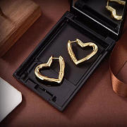 Balenciaga Loop Heart Earrings - 2