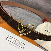 Louis Vuitton LV Fall in Love Reversible Belt Monogram Black Brown - 3