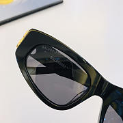 Balenciaga Gloden Logo BB0095S Sunglasses Black - 2