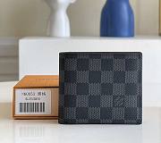 LV Damier Wallet 01 N60053 Size 11.5 x 9.5 x 2 cm - 1