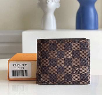 LV Damier Wallet N60053 Size 11.5 x 9.5 x 2 cm