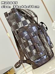 Louis Vuitton LV Christopher Backpack Canvas And PVC 38 x 44 x 21 cm - 5