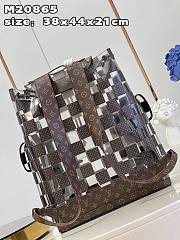 Louis Vuitton LV Christopher Backpack Canvas And PVC 38 x 44 x 21 cm - 4