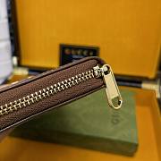 Gucci Horsebit 1955 Zip Around Wallet Brown 19x10x2.5cm - 2