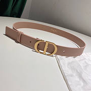 Dior Pink Belt Width 3cm  - 1