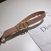 Dior Pink Belt Width 3cm  - 6