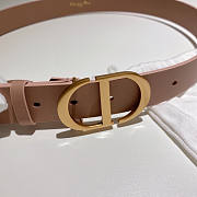 Dior Pink Belt Width 3cm  - 4