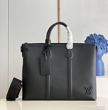 Louis Vuitton LV Lock it Tote Black 43 x 33.5 x 16 cm