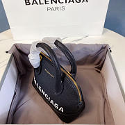 Balenciaga Women's Ville Handbag in Black/white 18x8x15cm - 5