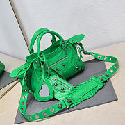 Balenciaga Neo Cagole XS Tote Bag Green 26x13x18cm - 3