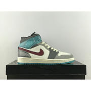 Nike Air Jordan 1 Mid SE Interstellar Gray Blue - 1