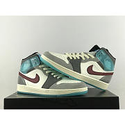 Nike Air Jordan 1 Mid SE Interstellar Gray Blue - 5